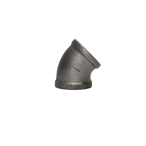 Malleable Iron Black 45° Elbow