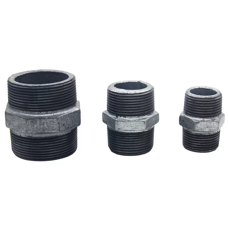Malleable iron Pipe Fitting Hexagon Nipple