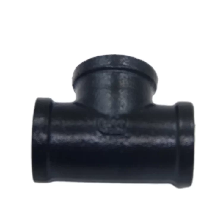 Malleable iron pipe fittings with electrophoretic coating