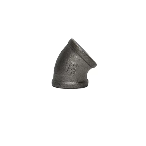 Malleable Iron Black 45° Elbow
