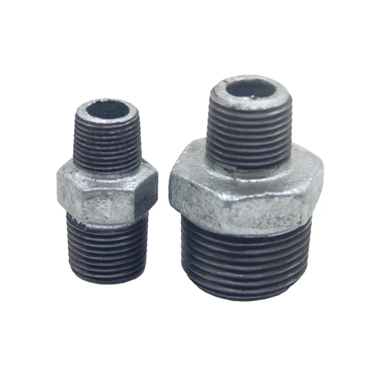 Malleable Iron Pipe Fittings Reducing Hex Nipple