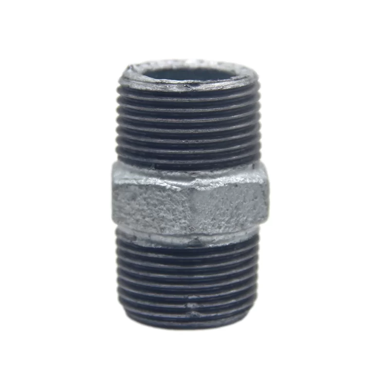 Malleable iron Pipe Fitting Hexagon Nipple
