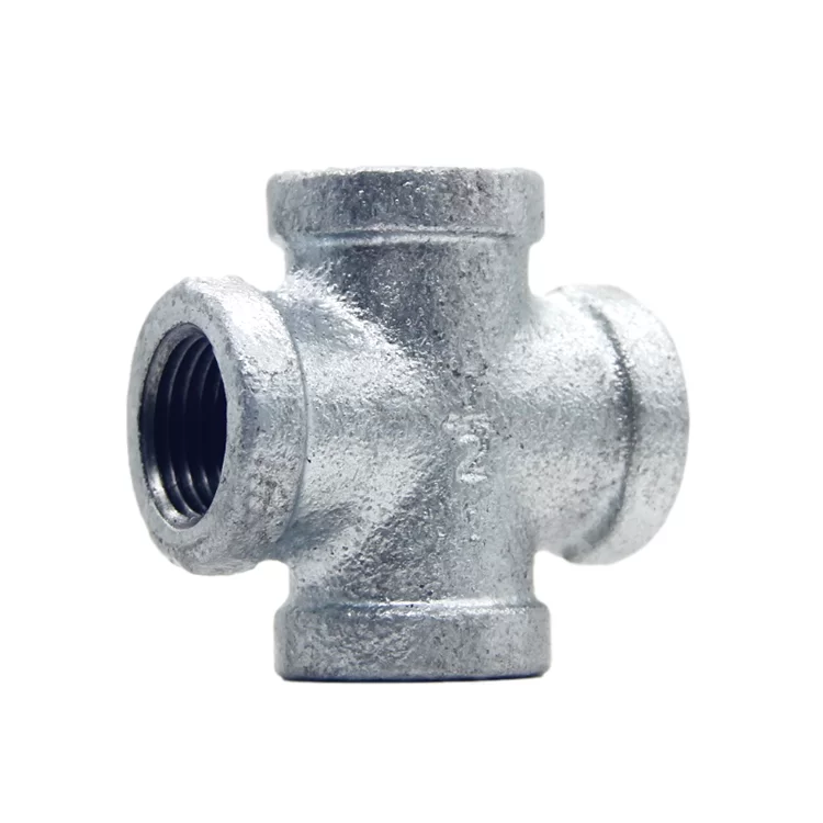 Malleable iron Pipe Fitting Banded Cross