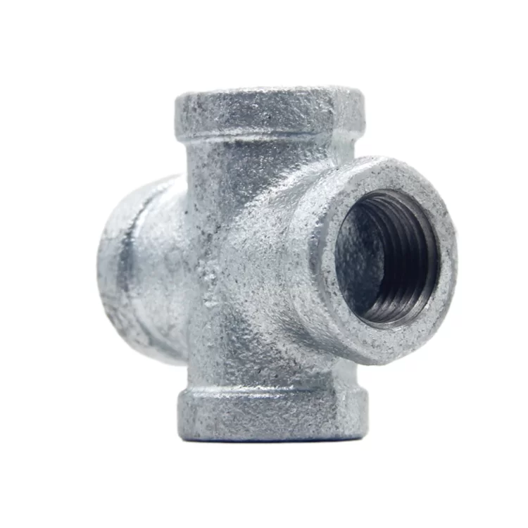 Malleable iron Pipe Fitting Banded Cross