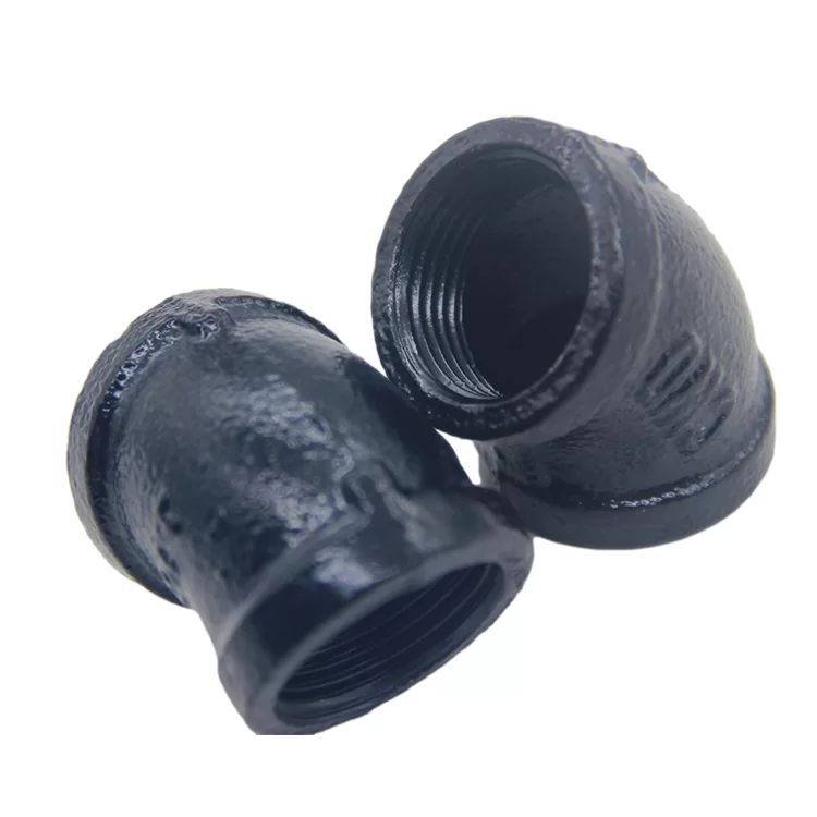 Malleable iron pipe fittings, electrophoretic 45° elbow