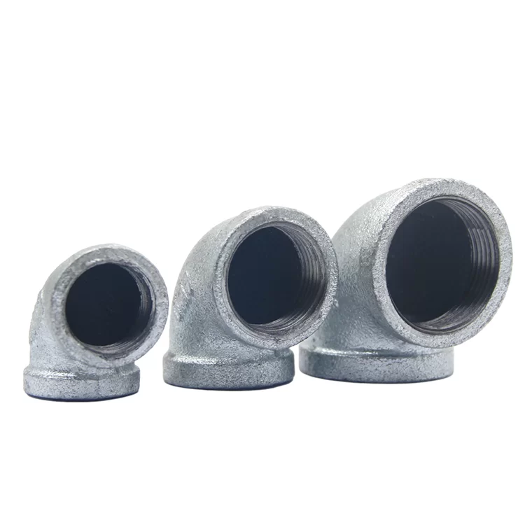 Galvanized Malleable Iron 90-Degree Elbow