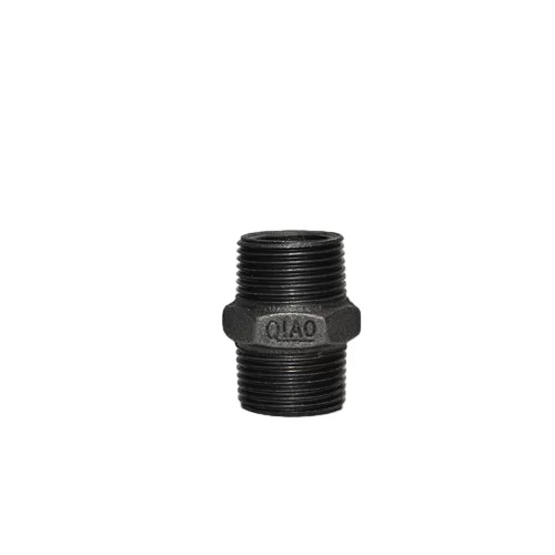 Malleable Iron Black Hex Nipple