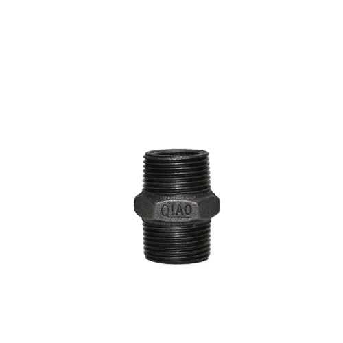 Malleable Iron Black Hex Nipple